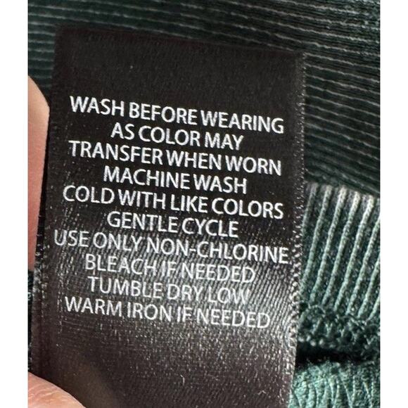 Torrid Plus Size 3 Green Cotton Modal Rib Scoop Neck Crochet Long Sleeve Top - Picture 8 of 9